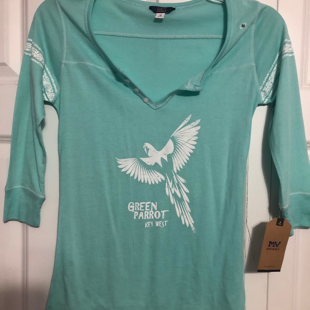 Green Parrot Key West shirt